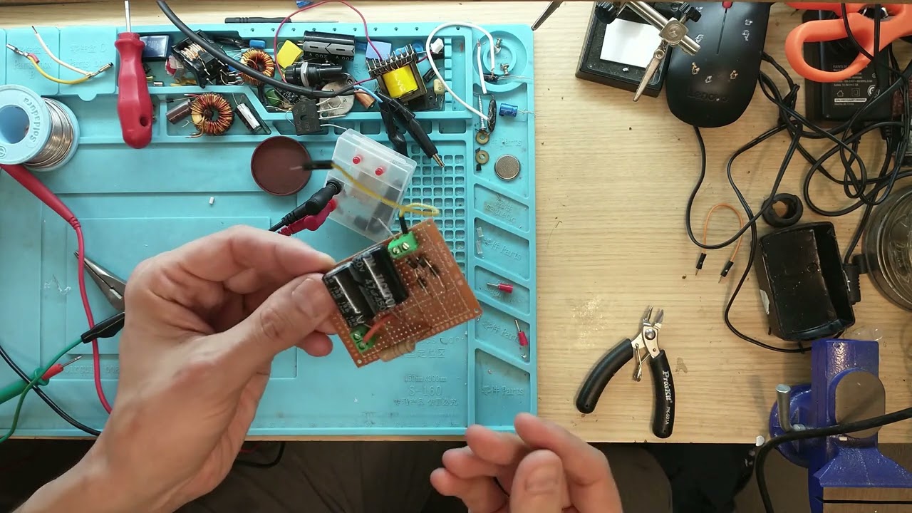 50 - Descargador de Capacitores de fuentes conmutada switching o SMPS, para fabricar en tu taller.