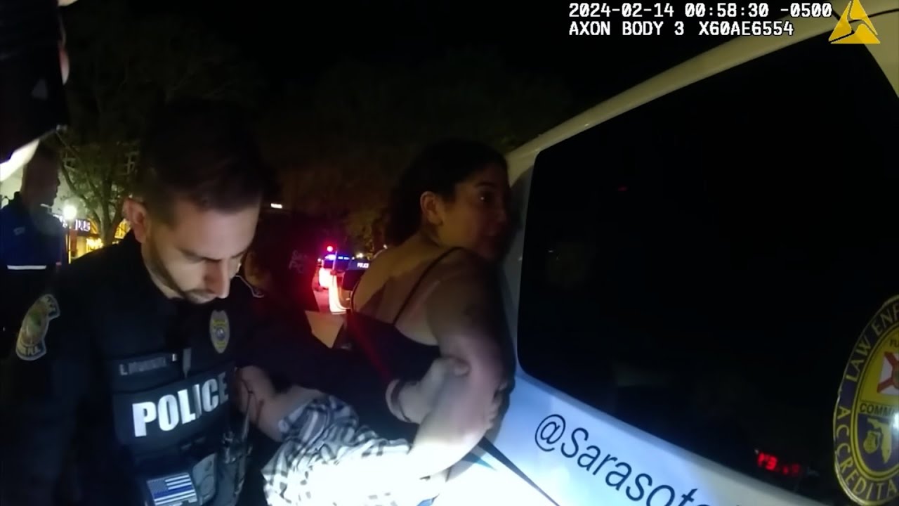 Bodycam Captures Drunk Woman Attacking Bar Security