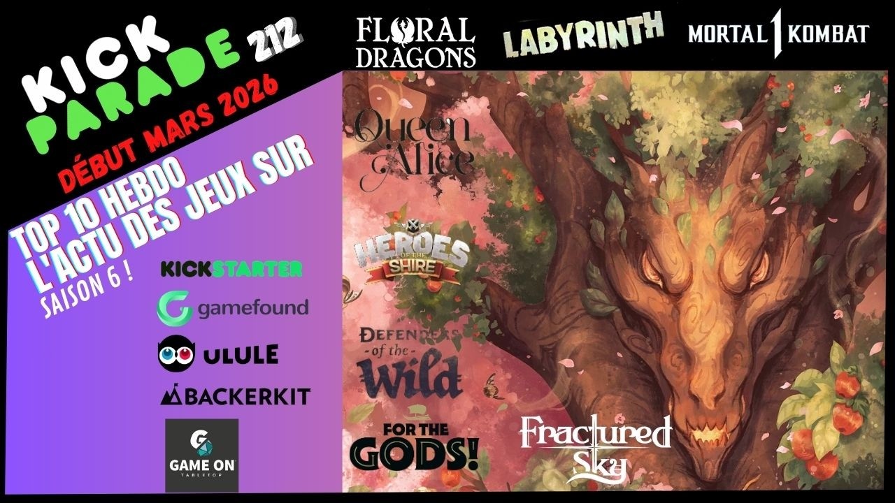 L'actu hebdo des jeux sur Kickstarter, Gamefound, Ulule...#212