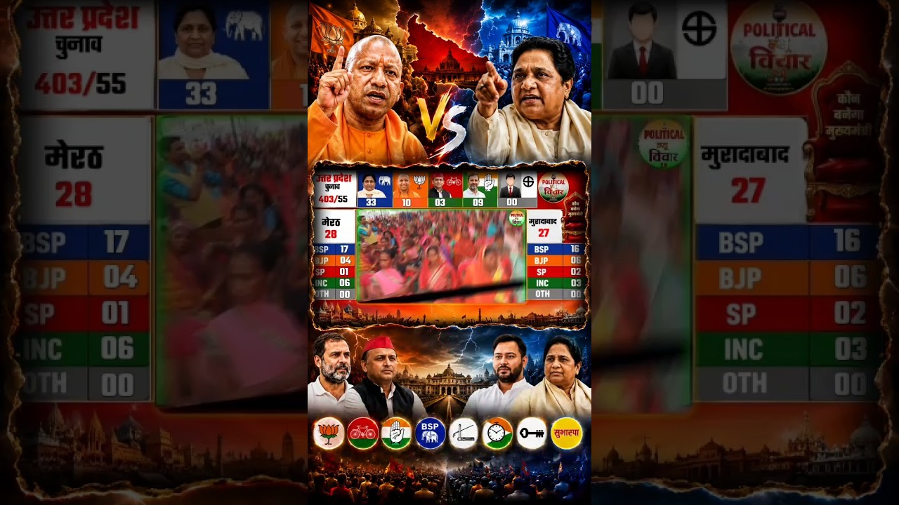 Utter Pradesh Assembly Election Opinion Poll|UP Chunav Exit Poll 2027|Owaisi, Mayawati BJP, Congress