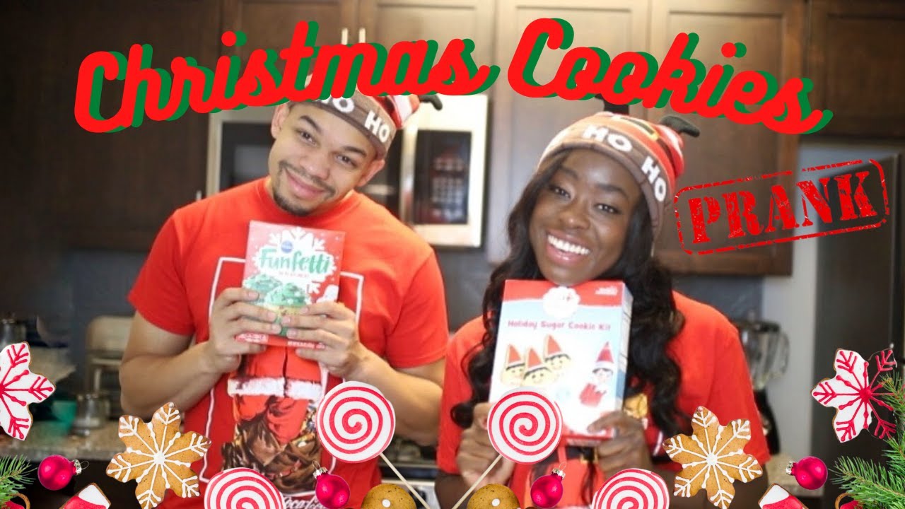 Baking sugar cookies with boyfriend gone wrong 🎄PRANK🎄 #vlogmas #prankonboyfriend #prank