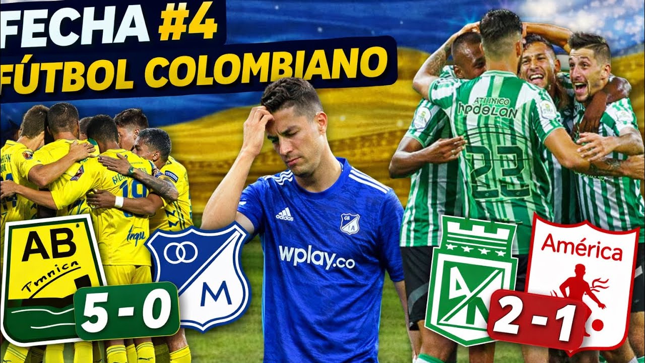 Bucaramanga aplastante! Nacional con tufo de campeón??? Toda la fecha #4 en fuera del libreto! 