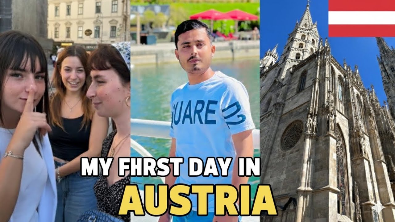 My First Day in Vienna as an International Student🇦🇹😍|| Explore Vienna city with Abdullah || Europe
