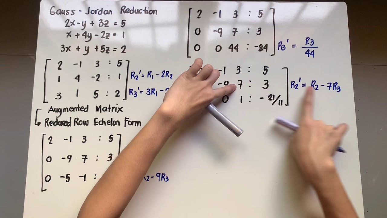 Solving System of Linear Equations: Gauss-Jordan Reduction