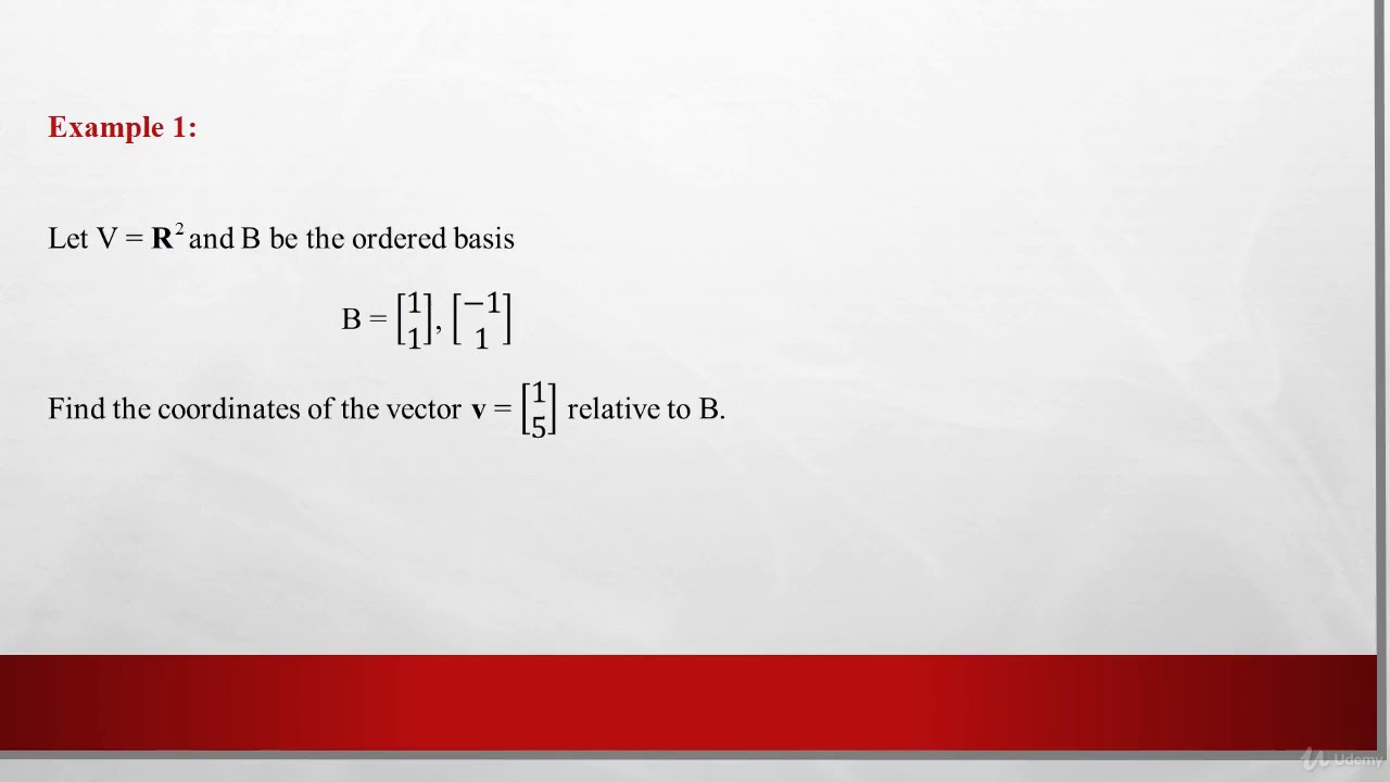 Ordered Basis and Coordinates in Linear Algebra and Geometry