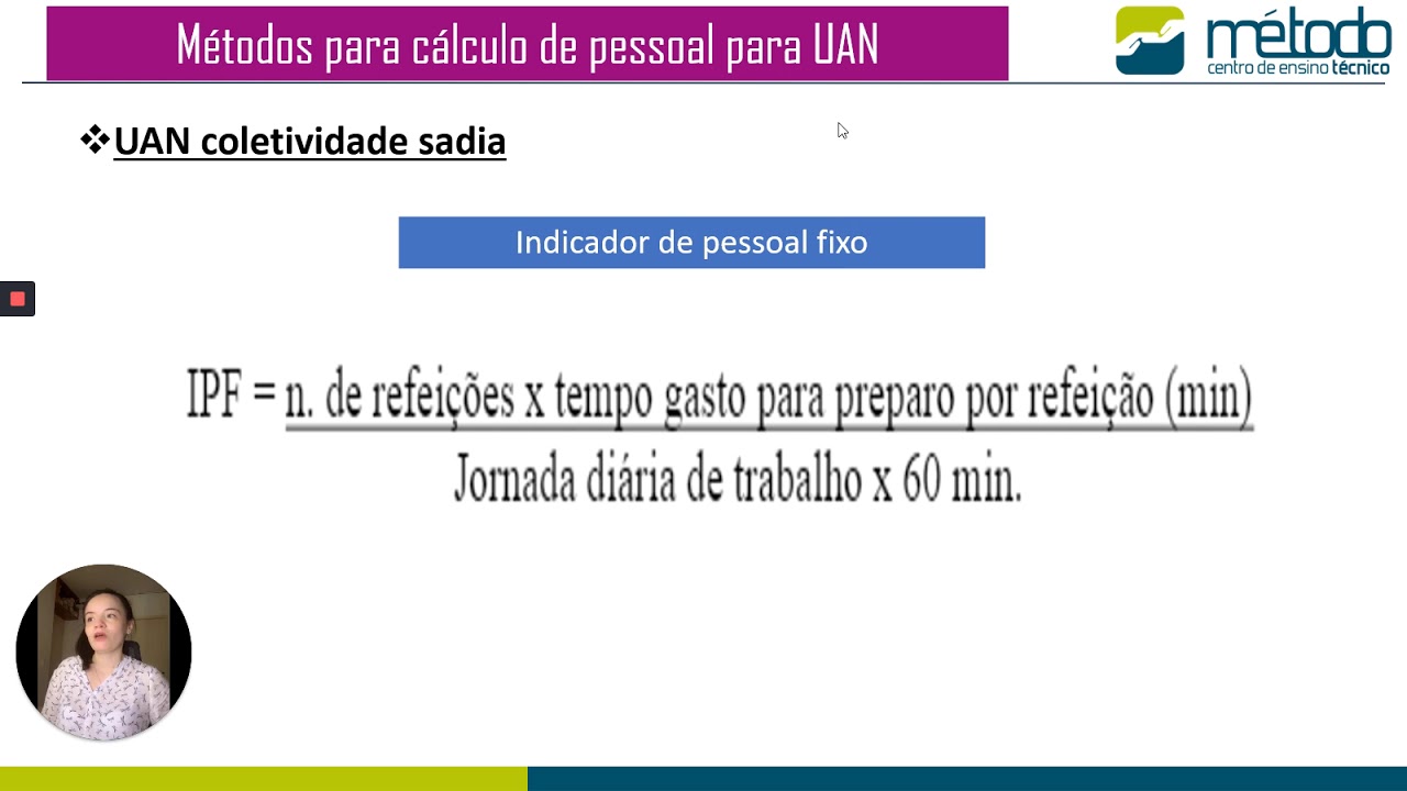 DIMENSIONAMENTO DE PESSOAL EM UAN | GESTÃO DE UAN