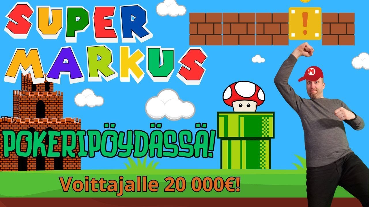 Super Markus pelaa 20 000 dollarista! #suomipokeri #turnauspokeri #nettipokeri