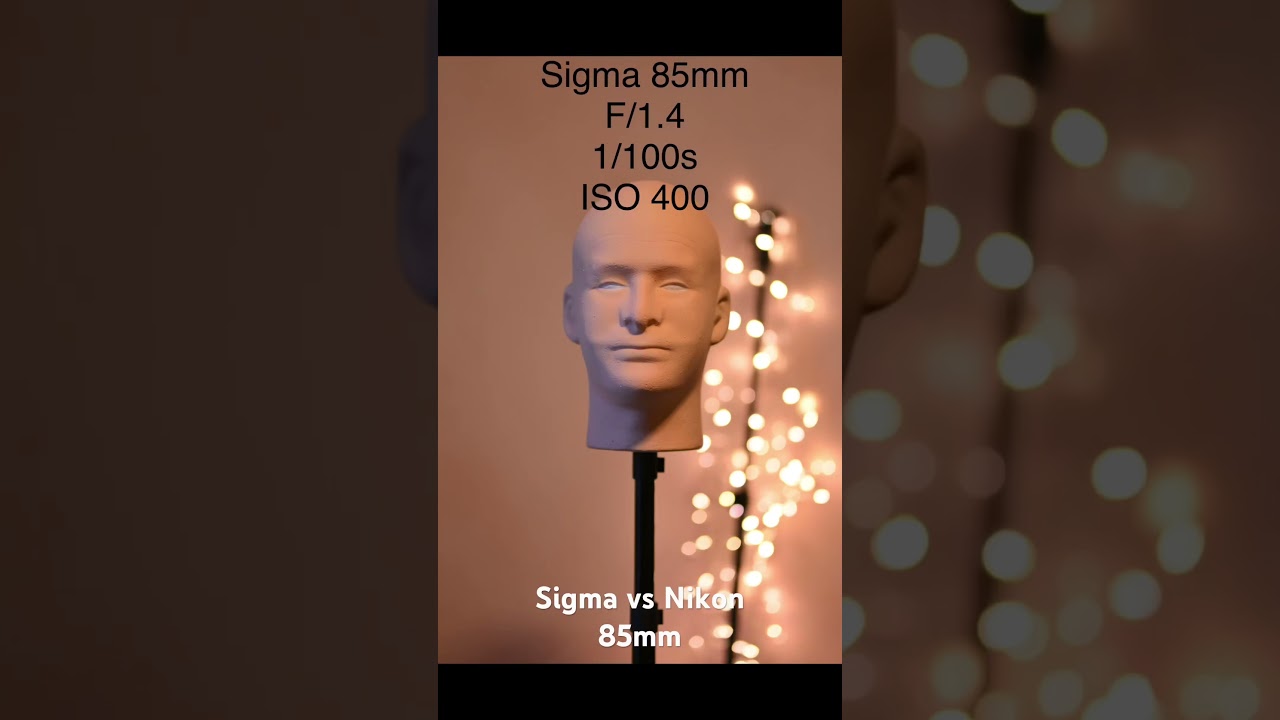 Sigma 85mm 1.4 HSM Art vs Nikkor 85mm 1.2 S on Nikon Z9 with tripod. #nikon #sigma #85mm
