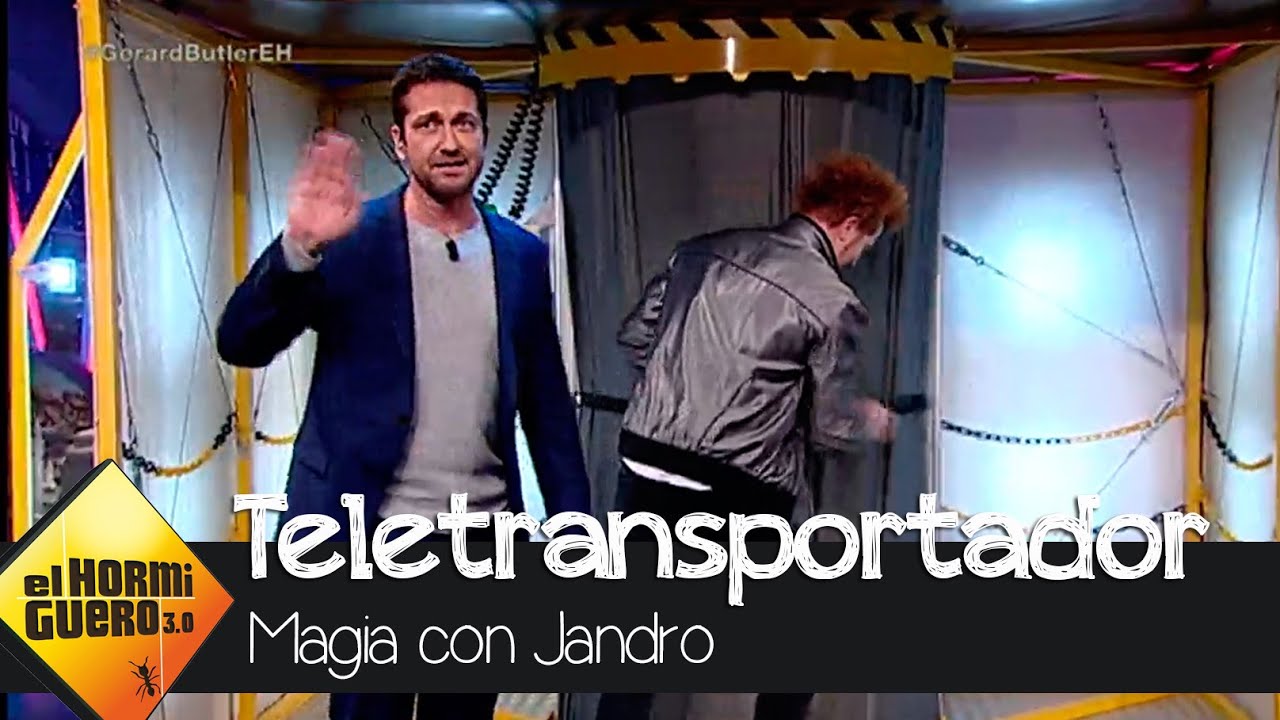 Yunke y Jandro hacen desaparecer a Gerard Butler - El Hormiguero 3.0