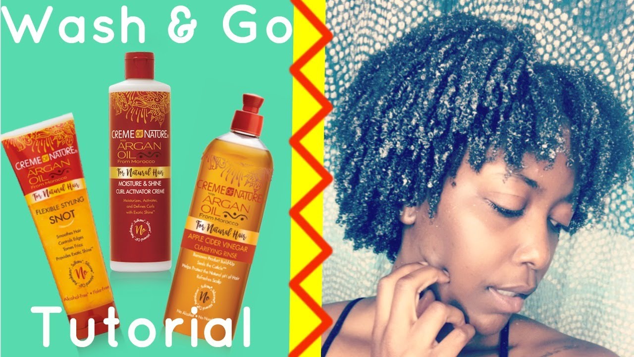 Я НАКОНЕЦ-ТО ПОКОРИЛА WASH & GO | ОБЗОР КРЕМОВ ДЛЯ НАТУРАЛЬНЫХ ВОЛОС CREME OF NATURE