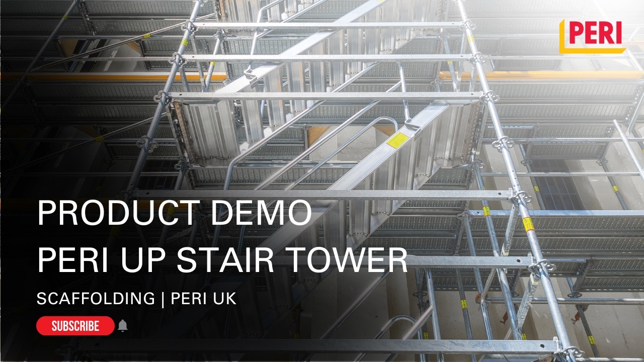 PERI UP Scaffolding Stair Tower Demonstration | PERI UK