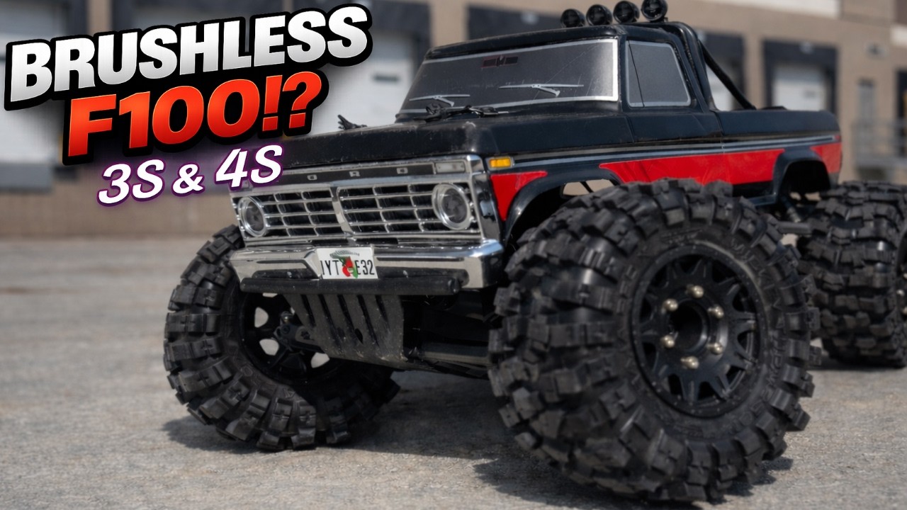 FMS Ford F100 Brushless Swapped 3S 4S Speedrun
