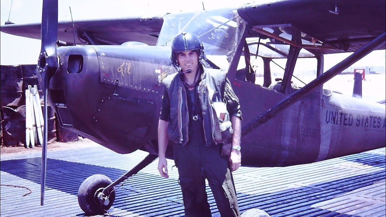 Bird Dog O-1 Legends over Vietnam Marine Col. Landon Thorne AO with guest star Charly Finch