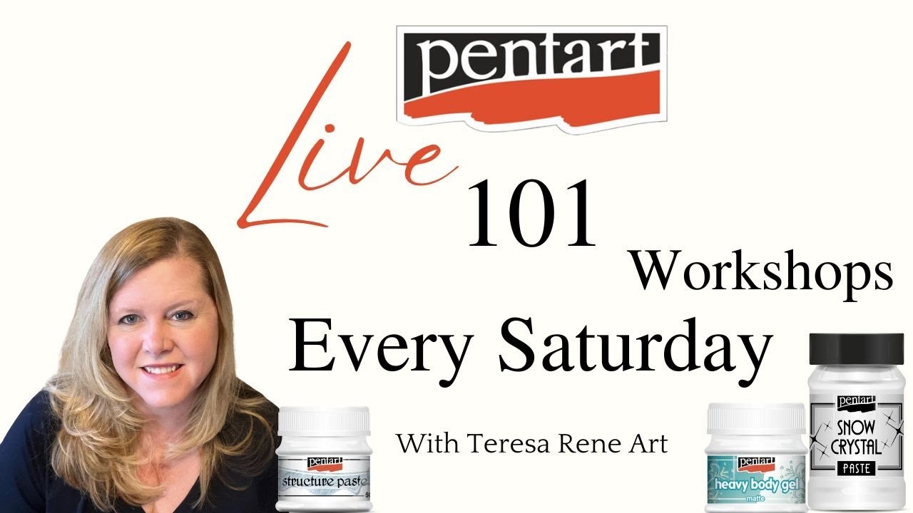 Pentart 101 Series - Episode - Snow, Ice & Rainbow Pastes