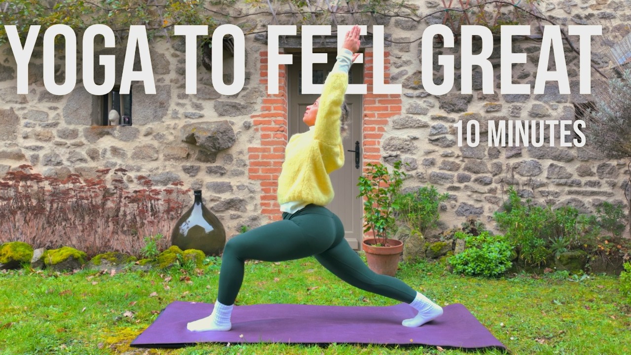 10-Minute Morning Yoga to Feel Great | Heart Openers | Start your day right!
