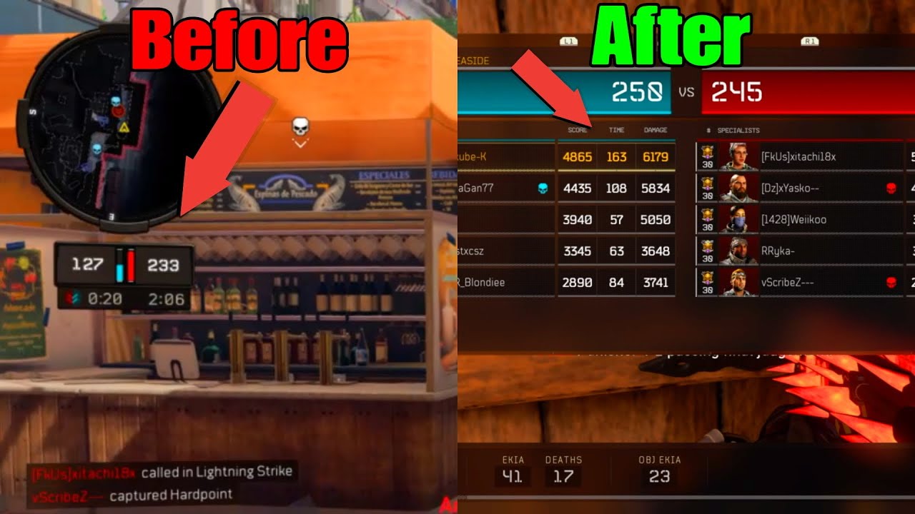 Beatiful BO4 League play comeback(No Commentary)