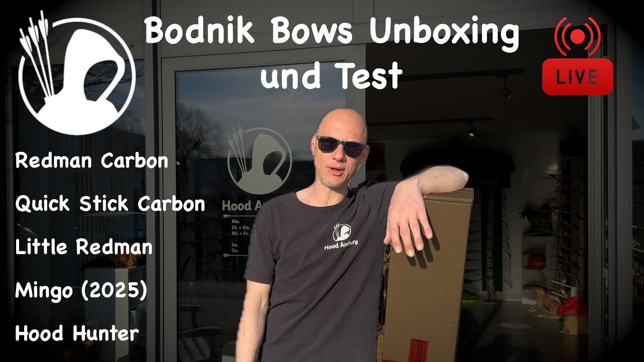 Auspacken & Testen neuer Bodnik Bows! - Redman Carbon, Quick Stick Carbon & mehr...🏹