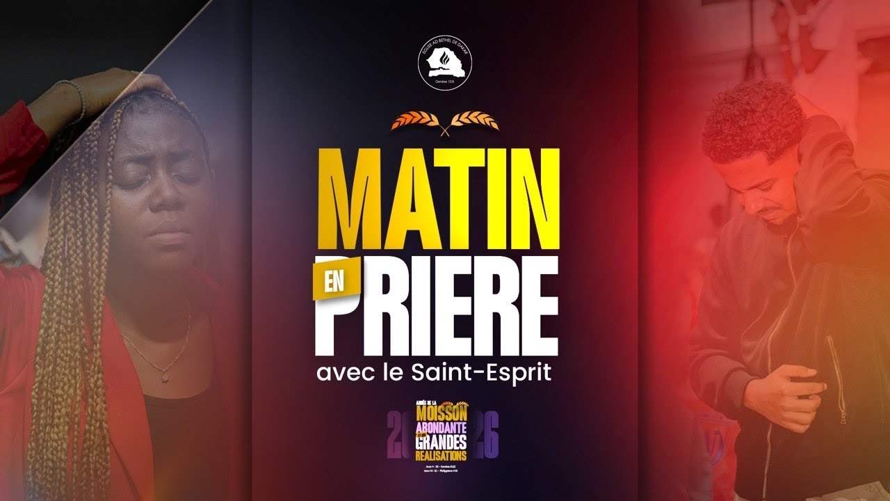 MATIN EN PRIERE AVEC LE SAINT-ESPRIT || 18/03/2026