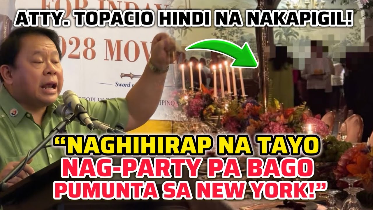 ATTY. TOPACIO HINDI NA NAKAPAGPIGIL! ISA-ISANG NILATAG! 