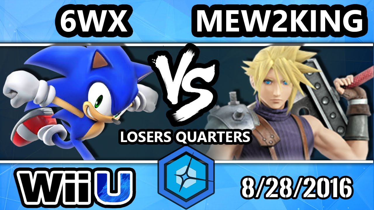 Shine 2016 Smash 4 - Echo MVG | Mew2King (Cloud) Vs. Circa | 6WX (Sonic) SSB4 Losers Quarters