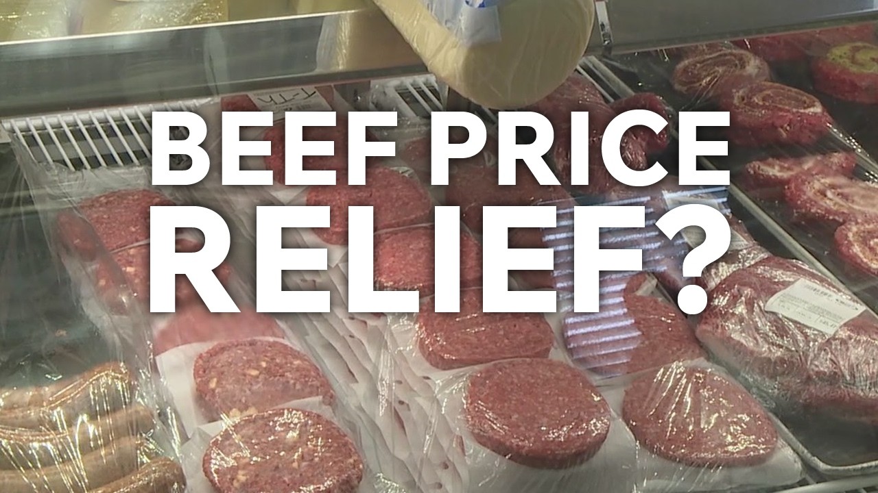 Local butcher said relief could be ahead on beef prices
