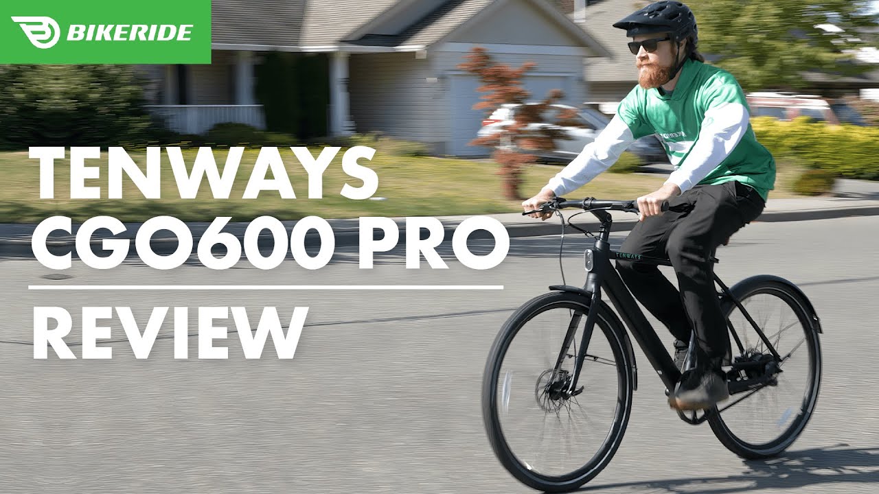Обзор доступного городского электровелосипеда с ременным приводом TENWAYS CGO600 Pro | BikeRide.com