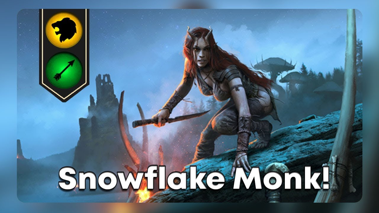 Singleton Snowflake Monk! - Alliance War - The Elder Scrolls Legends
