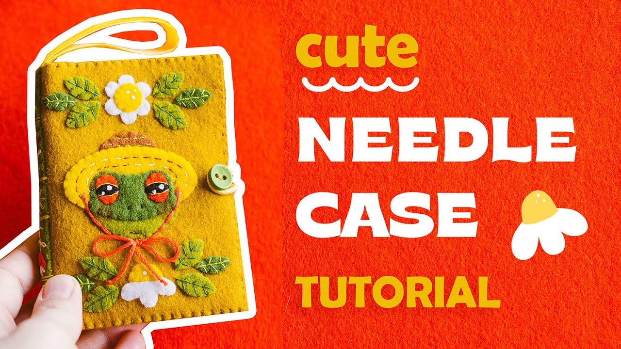 Slow down with crafts: make a felt needle book