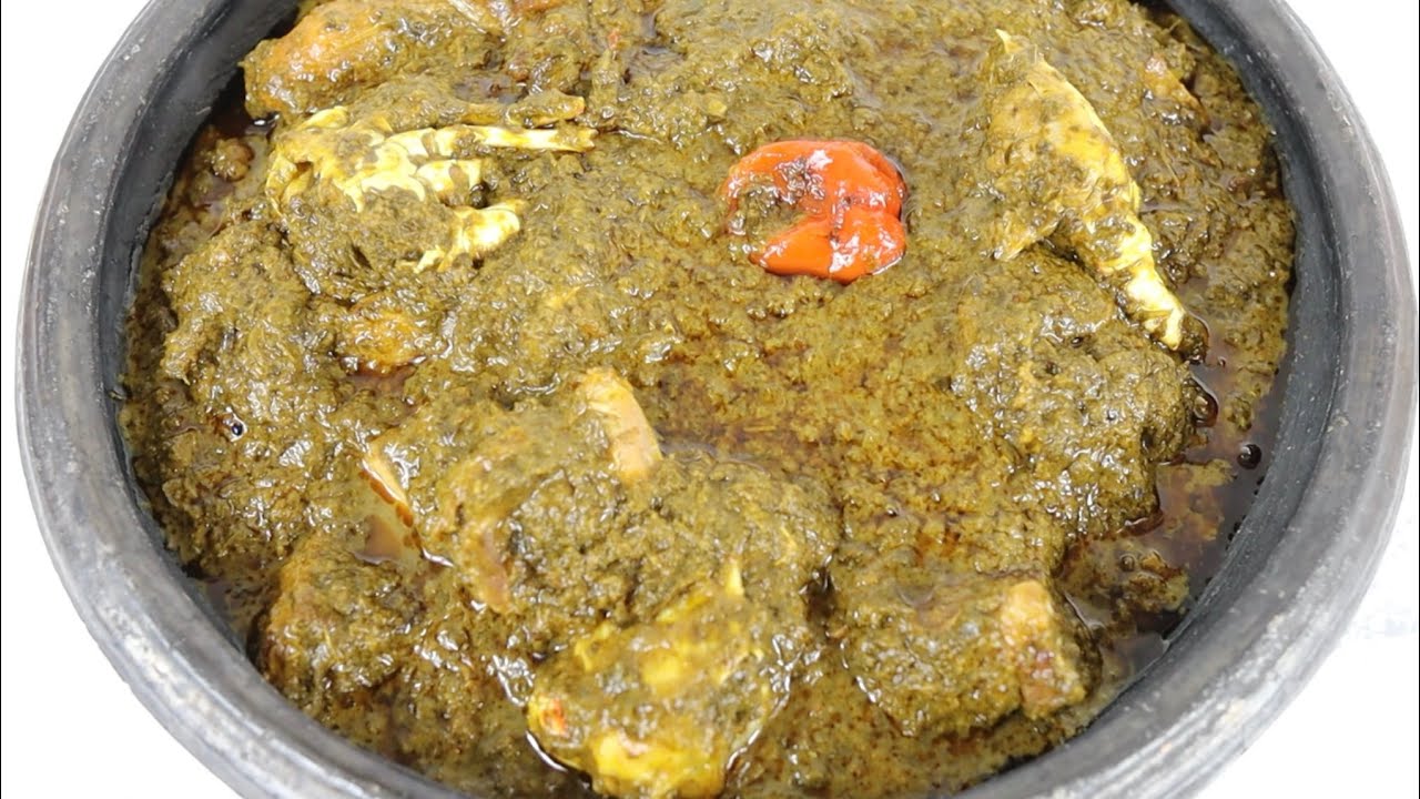 CASSAVA LEAVES AND PALM NUT SOUP| AFRICAN RECIPE| Shalou Cuisine