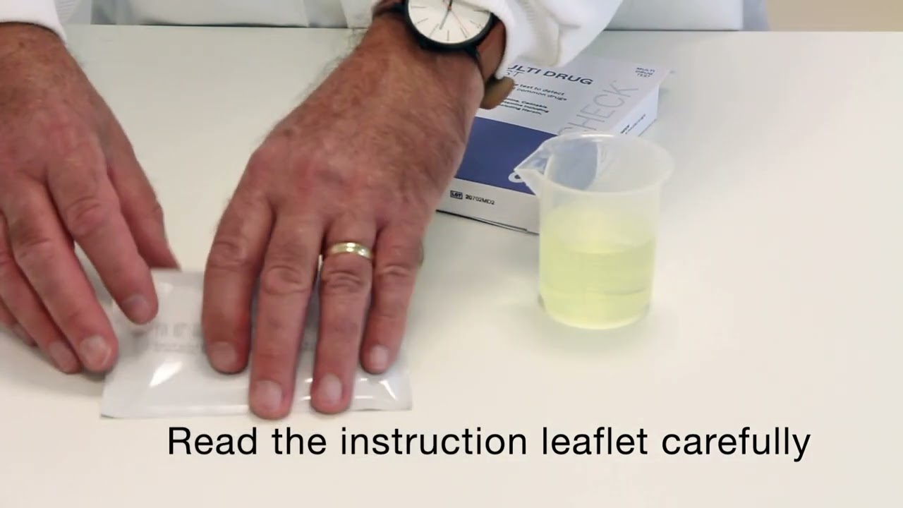 How to use a SELFCHECK Multi-Drug Testing Kit