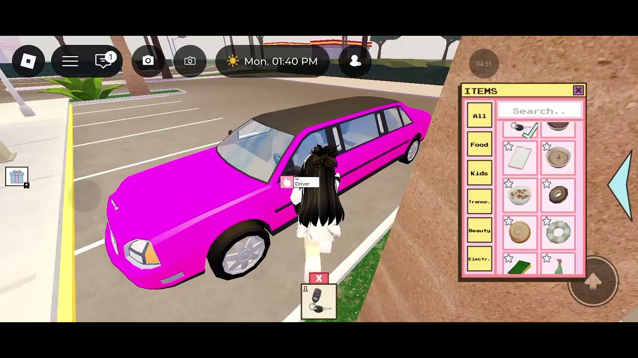 The rich teenager gir play in Barrie avenue roleplay rich 🤑🤑 family