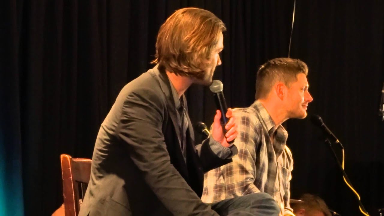Supernatural NJCon 2014 Jared & Jensen - Jared Prank