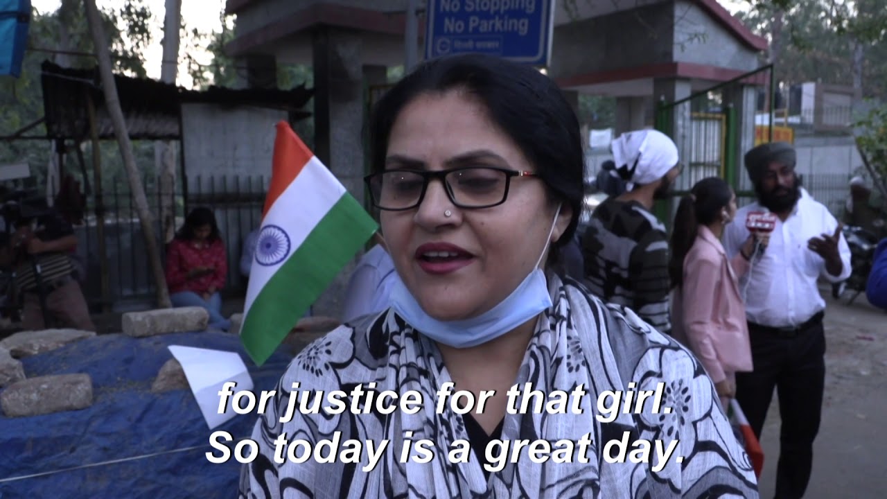 Celebrations after India hangs four over 2012 Delhi bus gang-rape