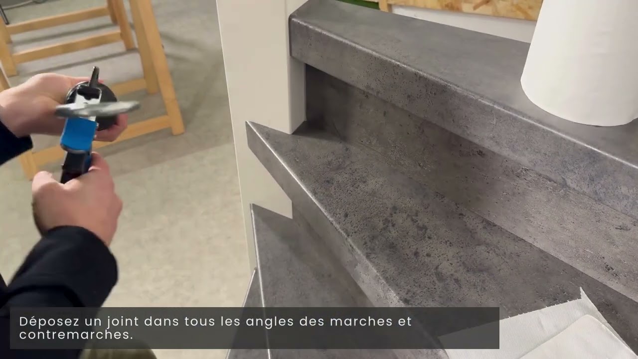 Nettoyage et finition  pour l’habillage d’escalier - Tuto complet