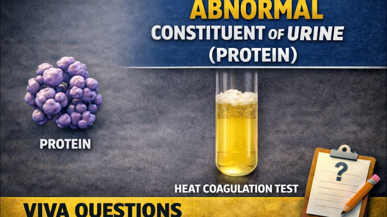 Abnormal Constituent of Urine - (Protein) with Viva Questions [Part-4]