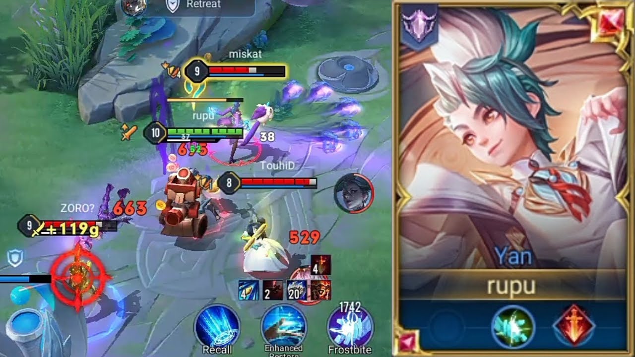 AoV : YAN PRO GAMEPLAY | BEST BUILD |  - ARENA OF VALOR