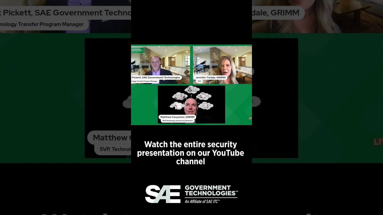 SAE Government Technologies LinkedIn Live - A Hackers Perspective