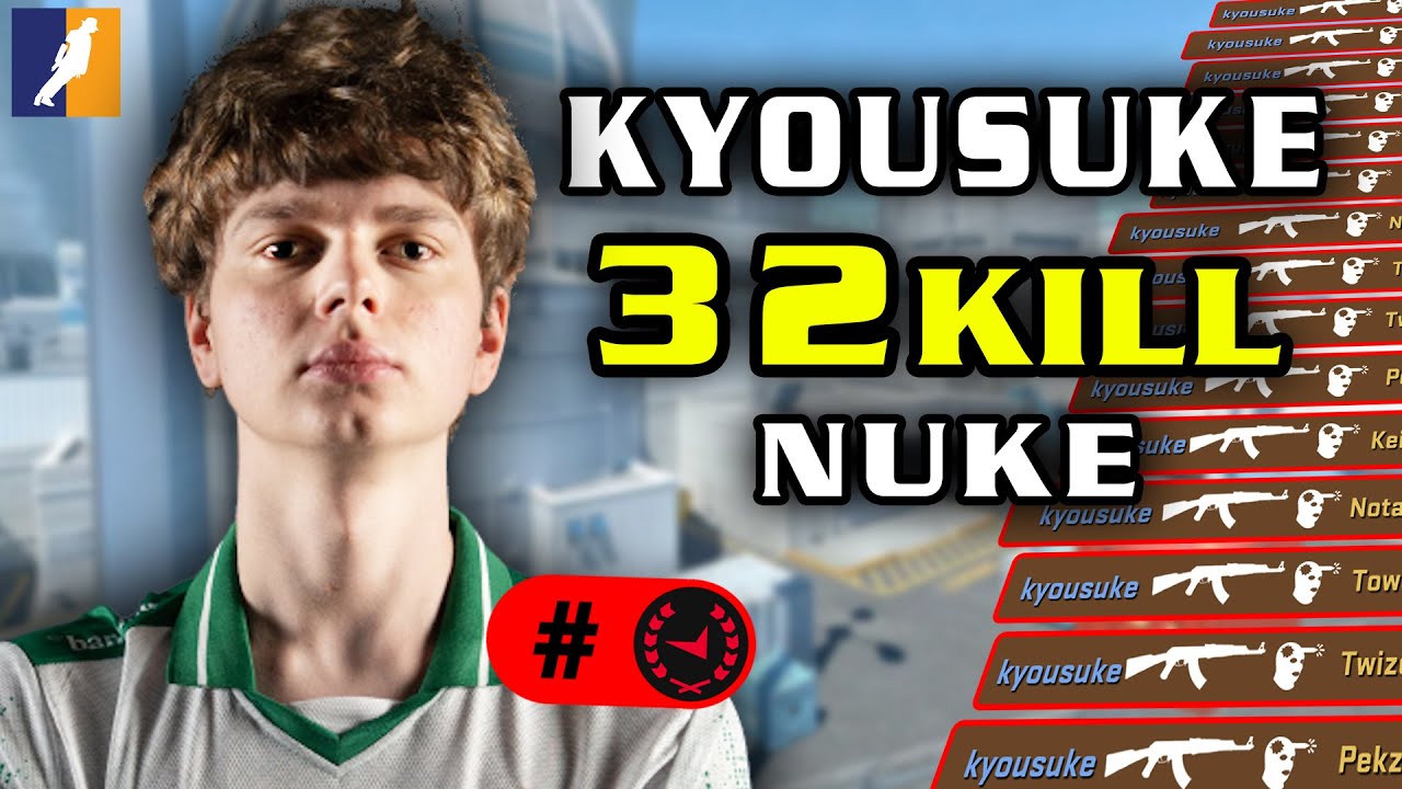 [Вид от первого лица] Кёсуке (32 убийства) | Nuke | Рейтинг Faceit | 18 декабря 2025 г.