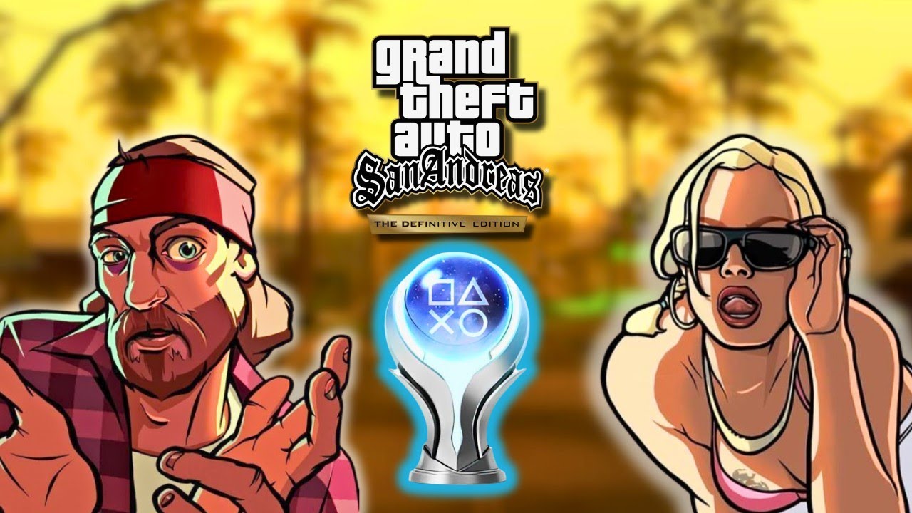 Em BUSCA da PLATINA/ GTA SAN ANDREAS DEFINITIVE EDITION 