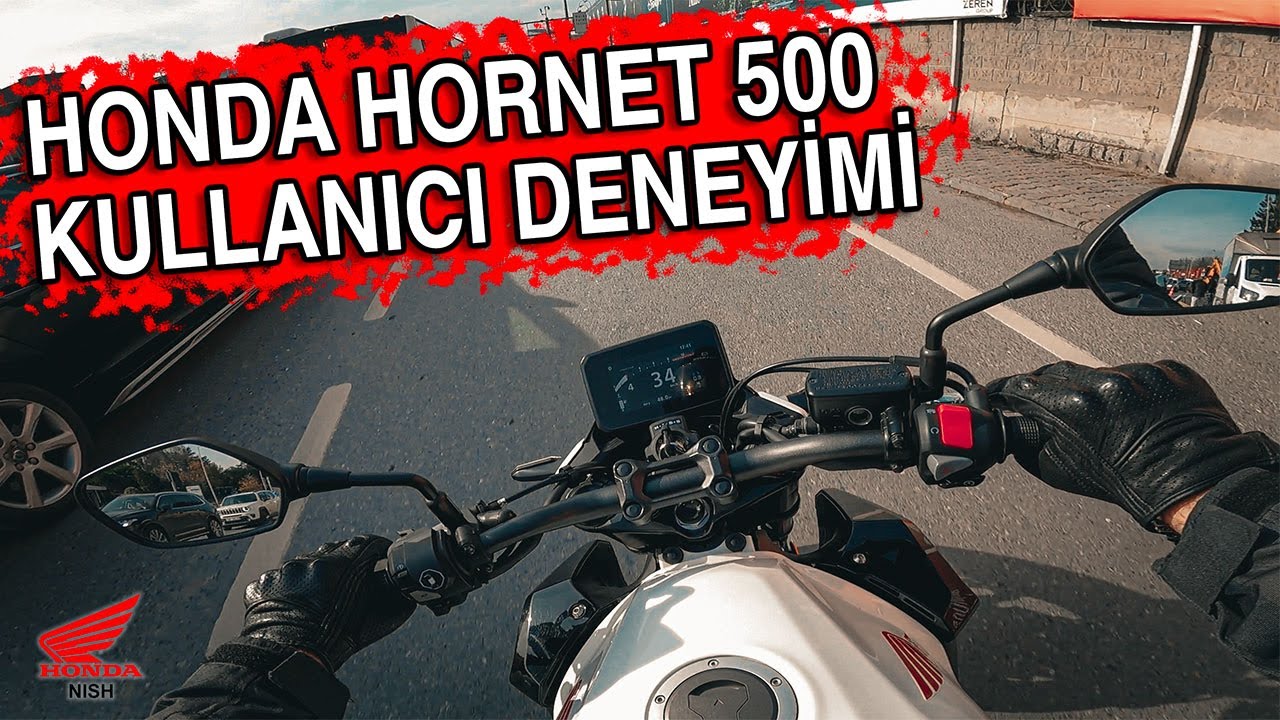 Honda Hornet 500 Kullanıcı Deneyimi - Motosiklet İncelemesi - Motovlog