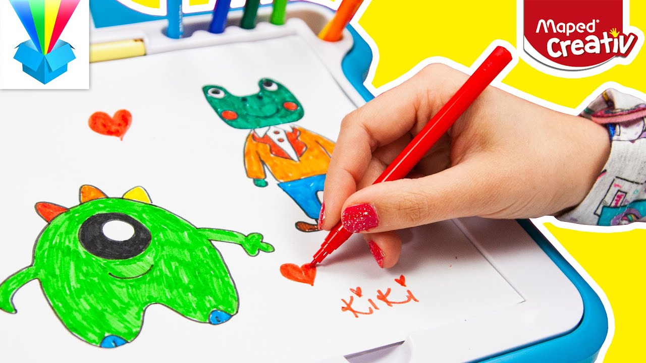Kicsomi - 🦄 Kiki 🦄: 🎁 Maped Creativ Lumi Board kreatív rajzkészlet 😏✍️❤️