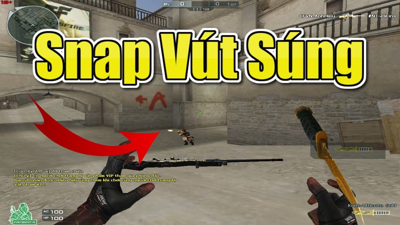 CFVN - Kỹ Năng Kh&oacute; Sniper Snap Vứt S&uacute;ng | Hồ Điệp Ti&ecirc;n Tử |