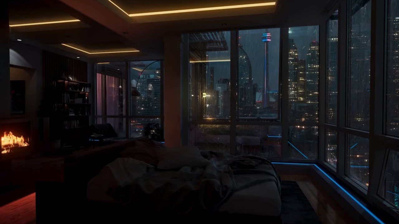 Rain Sounds For Sleeping | 99% Instantly Fall Asleep With Rain And Thunder Sound At Night #rainsound