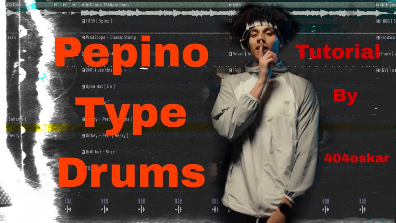 HOW TO make PEPINO Type DRUMS | FL Studio Tutorial