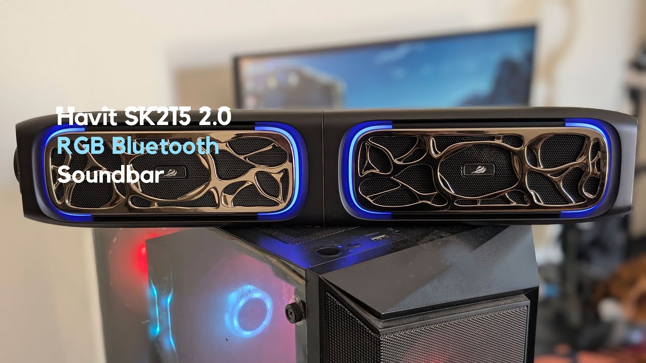 Havit SK215 2.0 RGB Bluetooth Soundbar Review — Sound Quality, Features & Honest Performance!