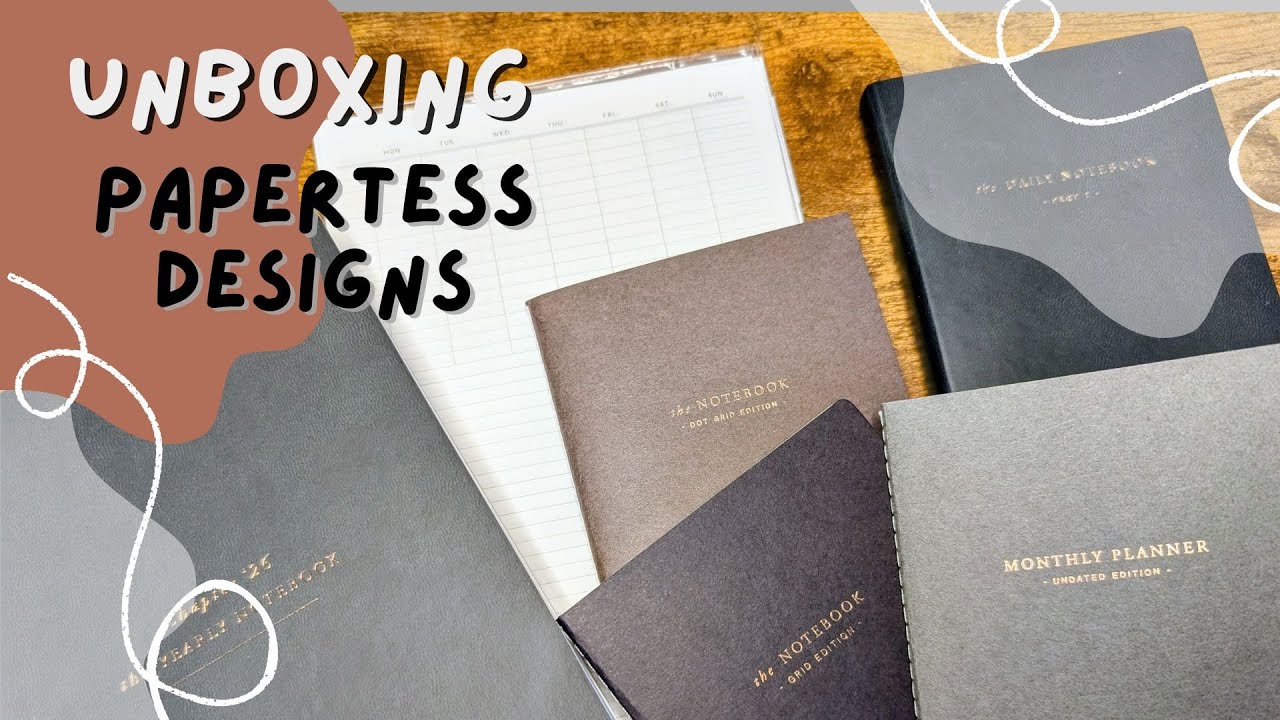 Unboxing | Papertess Designs Chapter '26 & Pocket