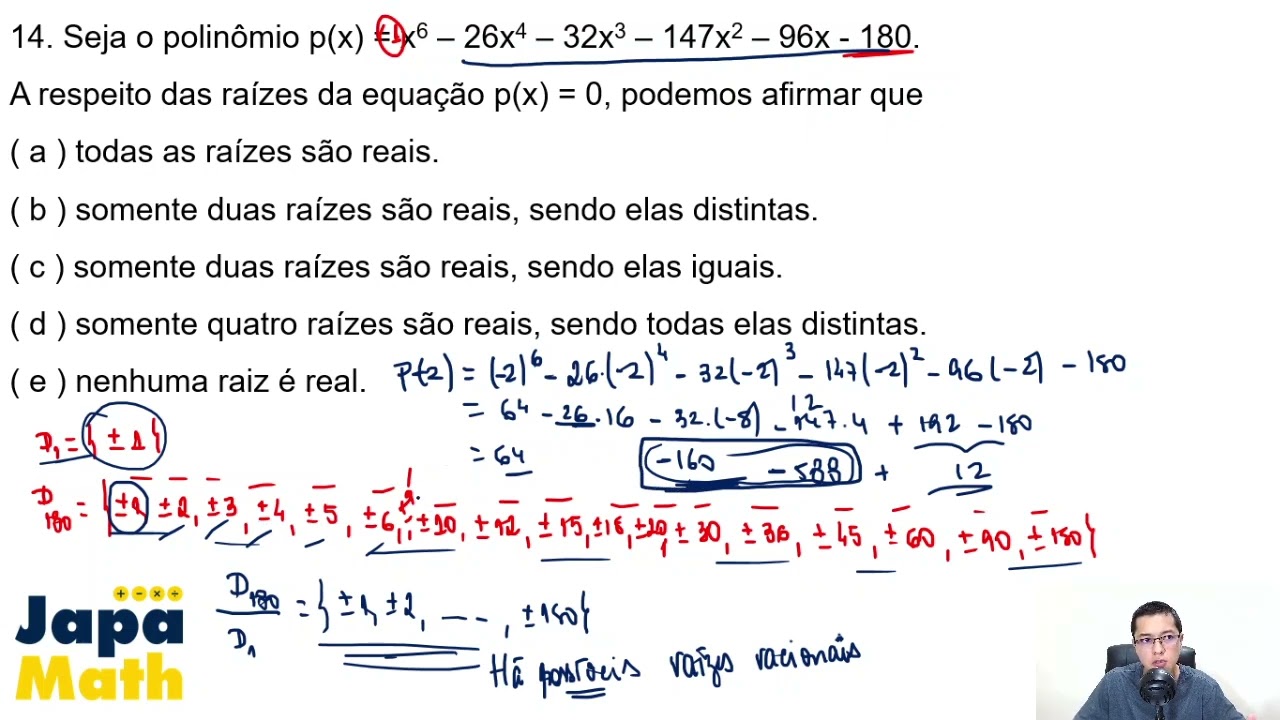 Prova EFOMM Resolvida(2015 - 2016) - Matemática - Questão 14