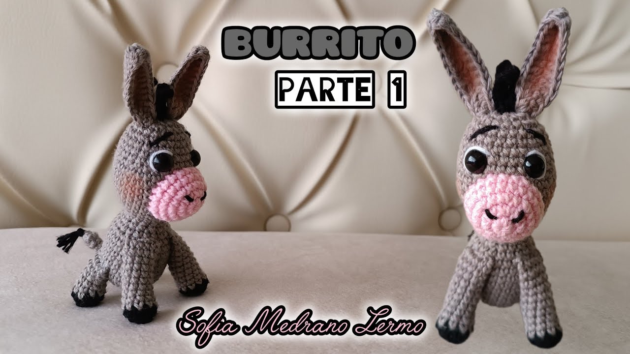 🫏 LINDO BURRITO 🫏 tejido a crochet 🤗 Tejiendo Encantos Sofi 🥰