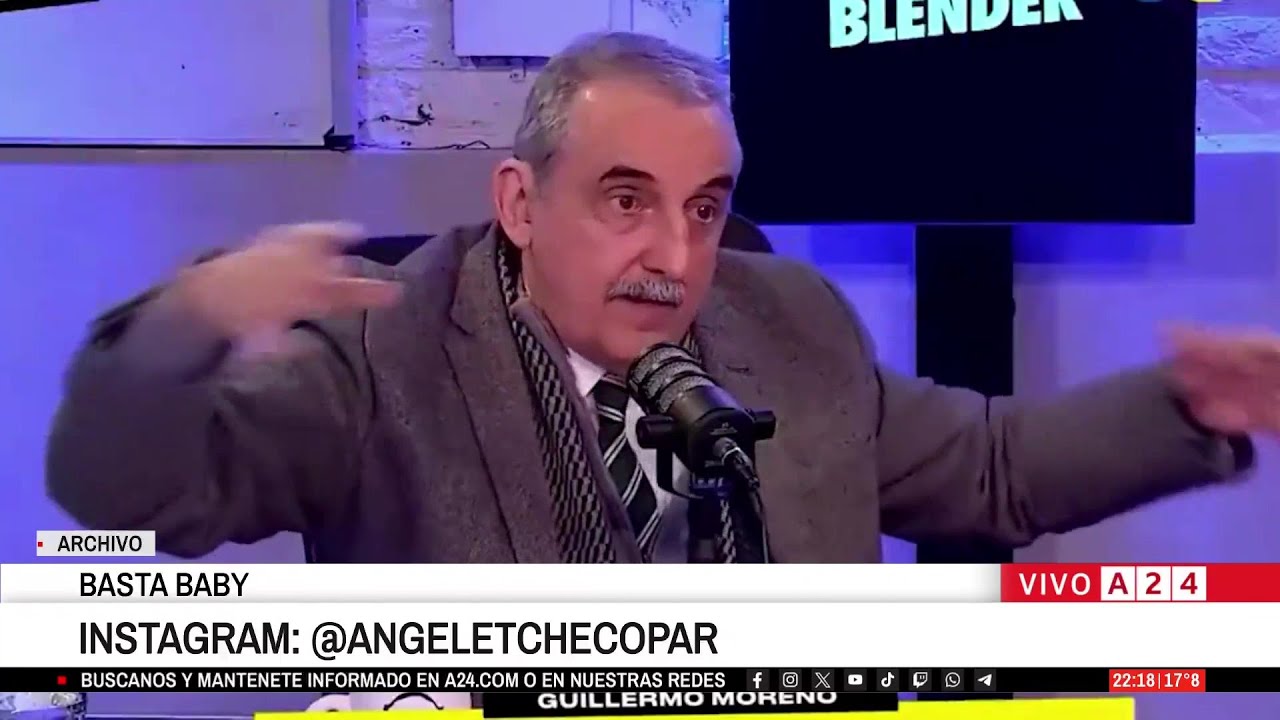 🔴BABY ETCHECOPAR REACCIONA A GUILLERMO MORENO EN EL STREAMING