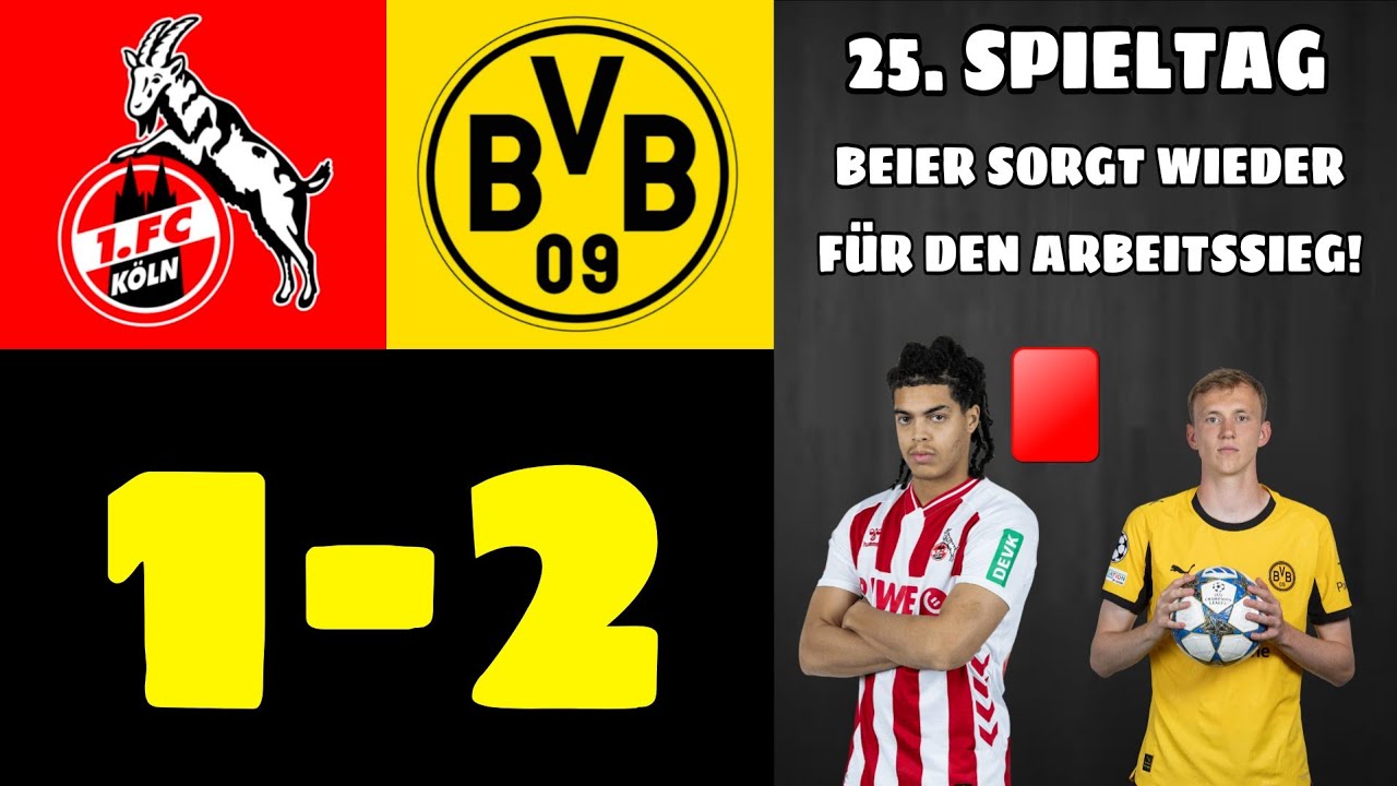 BRANDT VERLÄNGERT NICHT! BEIER SORGT FÜR ARBEITSSIEG! | BVB REALTALK 🫡 | Köln 1-2 Dortmund